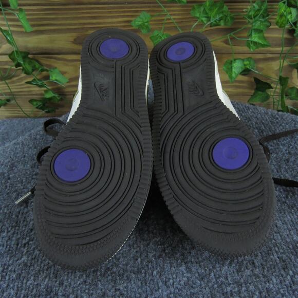 Nike Sneaker Original Six Air Force‎ I Boys Y 6.5 Medium Athletic Gold Synthetic - Picture 6 of 6